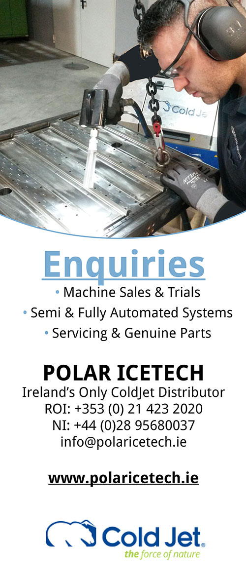 ColdJet Machine Enquiries Ireland Northern Ireland Dry Ice Cleaning